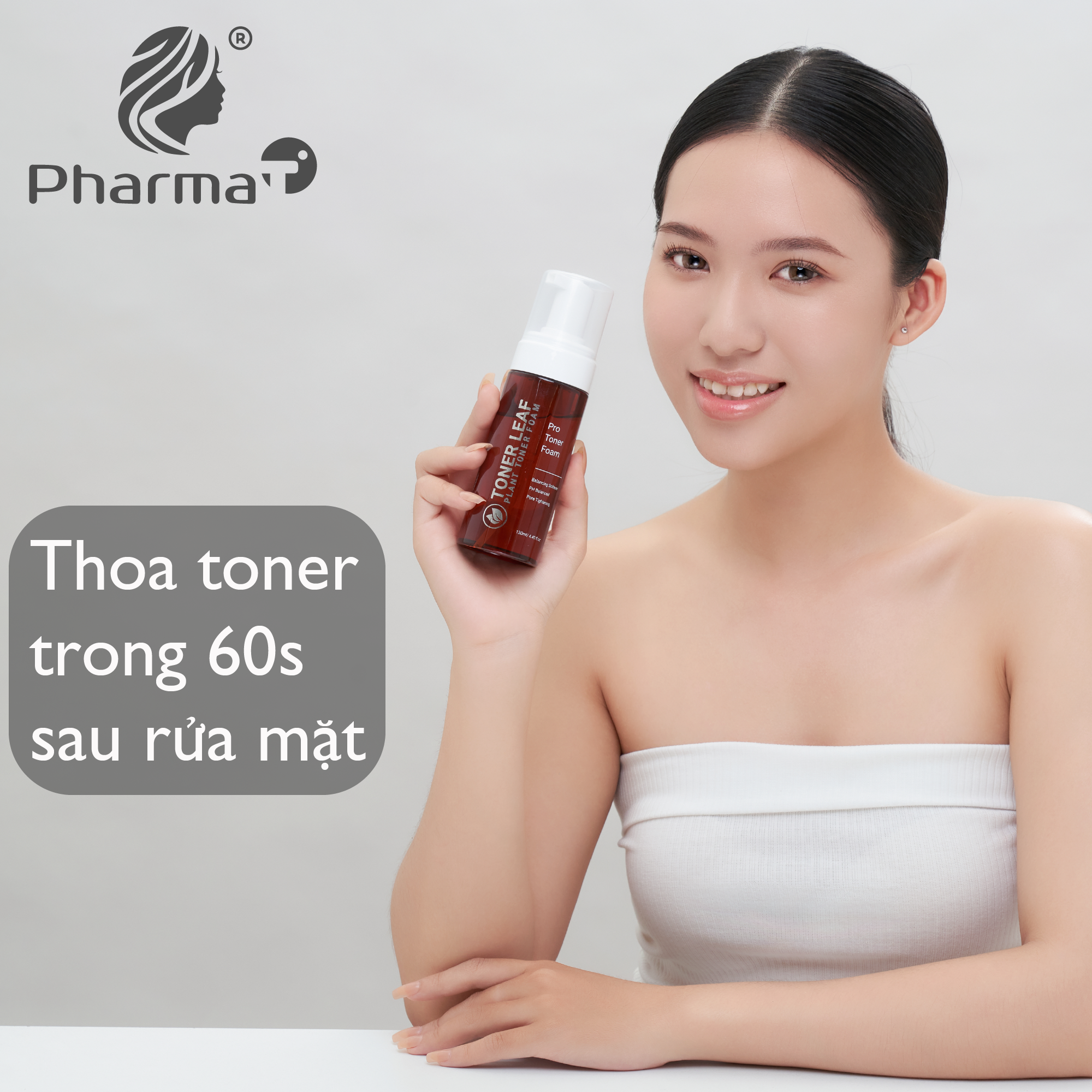 Toner Bọt Hữu Cơ TONER LEAF PHARMA T 130mL